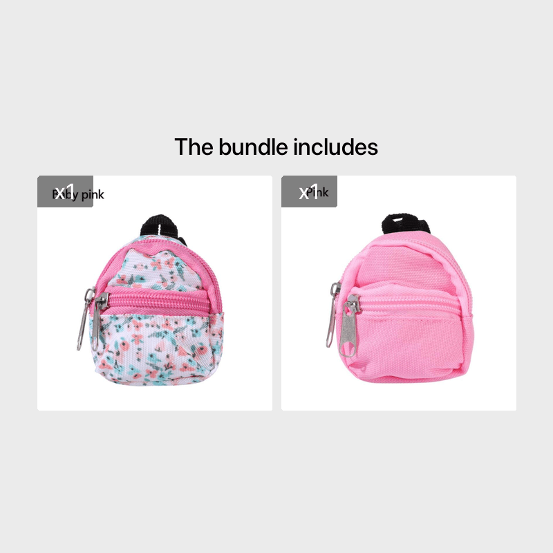 for LABUBU 11.81inch Doll 1/6 BJD Doll Mini Bag Backpack Mini Doll Bag Doll House Decoration Toy Accessories for Gifts Halloween, Christmas Gift for LABUBU 11.81inch Doll 1/6 BJD Doll Mini Bag Backpack Mini Doll Bag Doll House Decoration Toy Accessories for Gifts Halloween, Christmas Gift