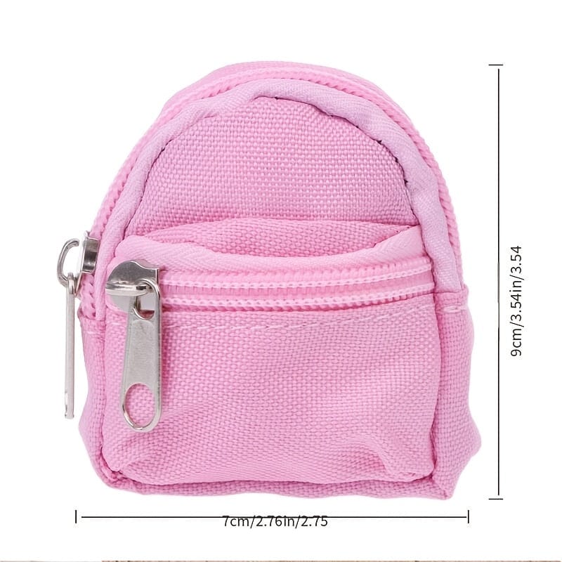 for LABUBU 11.81inch Doll 1/6 BJD Doll Mini Bag Backpack Mini Doll Bag Doll House Decoration Toy Accessories for Gifts Halloween, Christmas Gift for LABUBU 11.81inch Doll 1/6 BJD Doll Mini Bag Backpack Mini Doll Bag Doll House Decoration Toy Accessories for Gifts Halloween, Christmas Gift