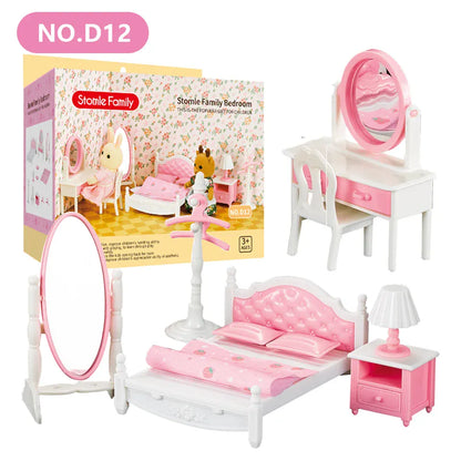 Forest Family Doll 1:12 Dollhouse Kitchen Accessories Mini Model Reindeer Animal Miniature Furniture Pretend Play For Girl Gifts Forest Family Doll 1:12 Dollhouse Kitchen Accessories Mini Model Reindeer Animal Miniature Furniture Pretend Play For Girl Gifts