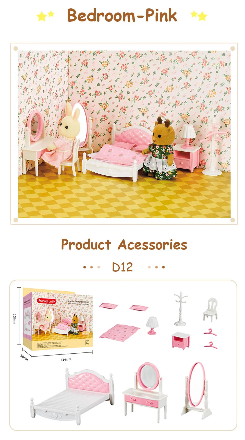 Forest Family Doll 1:12 Dollhouse Kitchen Accessories Mini Model Reindeer Animal Miniature Furniture Pretend Play For Girl Gifts Forest Family Doll 1:12 Dollhouse Kitchen Accessories Mini Model Reindeer Animal Miniature Furniture Pretend Play For Girl Gifts