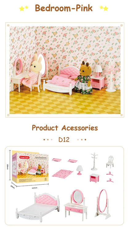 Forest Family Doll 1:12 Dollhouse Kitchen Accessories Mini Model Reindeer Animal Miniature Furniture Pretend Play For Girl Gifts Forest Family Doll 1:12 Dollhouse Kitchen Accessories Mini Model Reindeer Animal Miniature Furniture Pretend Play For Girl Gifts