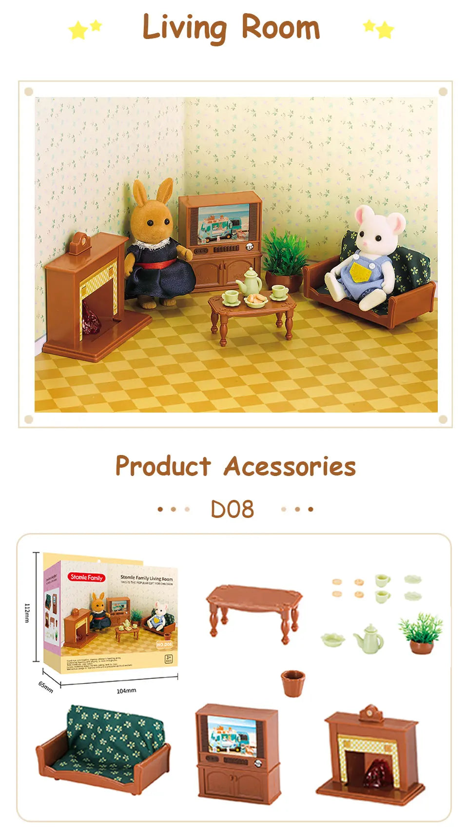 Forest Family Doll 1:12 Dollhouse Kitchen Accessories Mini Model Reindeer Animal Miniature Furniture Pretend Play For Girl Gifts Forest Family Doll 1:12 Dollhouse Kitchen Accessories Mini Model Reindeer Animal Miniature Furniture Pretend Play For Girl Gifts