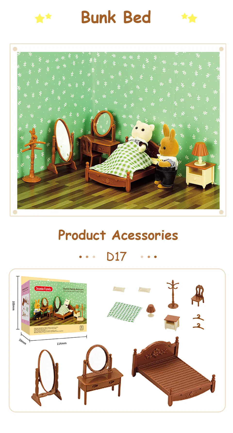 Forest Family Doll 1:12 Dollhouse Kitchen Accessories Mini Model Reindeer Animal Miniature Furniture Pretend Play For Girl Gifts Forest Family Doll 1:12 Dollhouse Kitchen Accessories Mini Model Reindeer Animal Miniature Furniture Pretend Play For Girl Gifts
