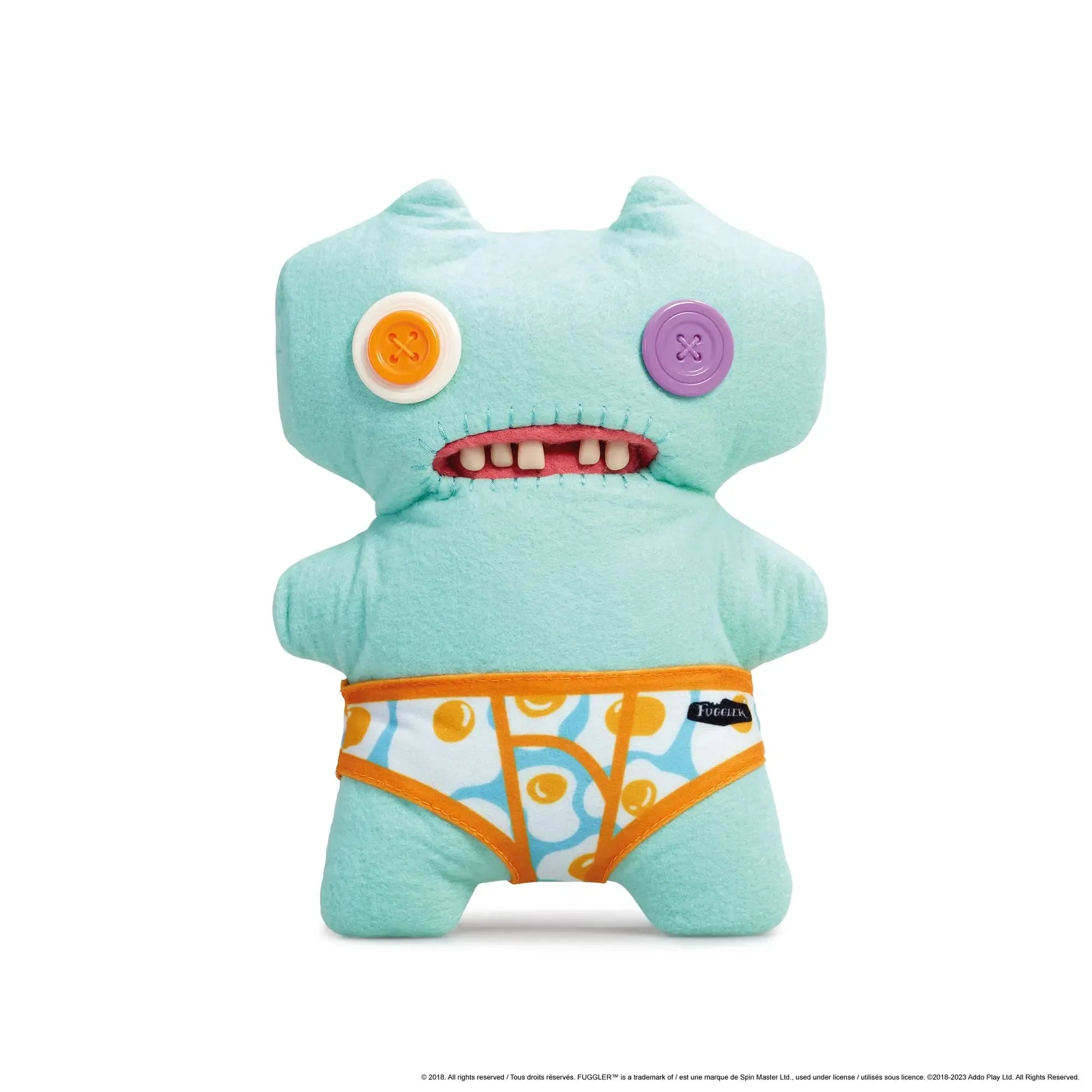 Budgie Fuggler Underpants Series - Count Underoo McGoo Plush | Wahooly Fuggler Funny Ugly Monster Budgie Fuggler Edition Underpants Series Quirky Funny Tooth Monster Count Underoo McGoo Plush Dolls