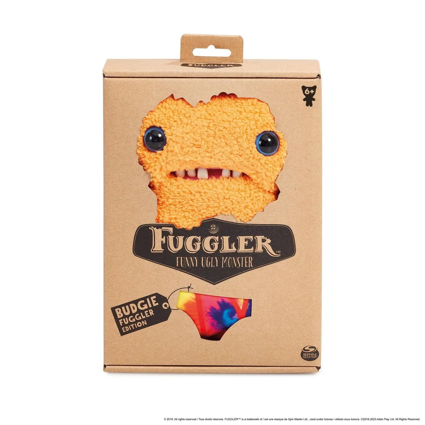 Budgie Fuggler Underpants Series - Count Underoo McGoo Plush | Wahooly Fuggler Funny Ugly Monster Budgie Fuggler Edition Underpants Series Quirky Funny Tooth Monster Count Underoo McGoo Plush Dolls