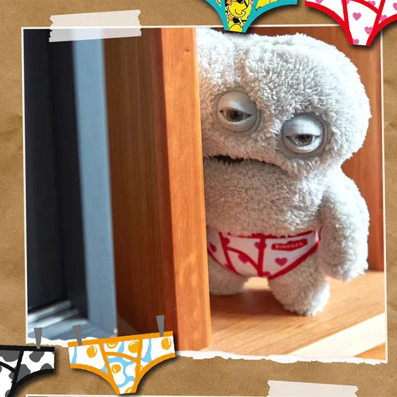 Budgie Fuggler Underpants Series - Count Underoo McGoo Plush | Wahooly Fuggler Funny Ugly Monster Budgie Fuggler Edition Underpants Series Quirky Funny Tooth Monster Count Underoo McGoo Plush Dolls