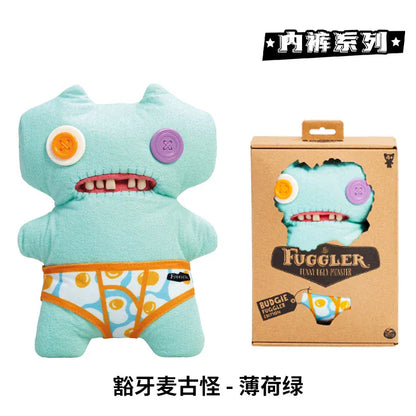 Budgie Fuggler Underpants Series - Count Underoo McGoo Plush | Wahooly Fuggler Funny Ugly Monster Budgie Fuggler Edition Underpants Series Quirky Funny Tooth Monster Count Underoo McGoo Plush Dolls
