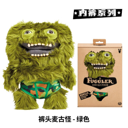 Budgie Fuggler Underpants Series - Count Underoo McGoo Plush | Wahooly Fuggler Funny Ugly Monster Budgie Fuggler Edition Underpants Series Quirky Funny Tooth Monster Count Underoo McGoo Plush Dolls
