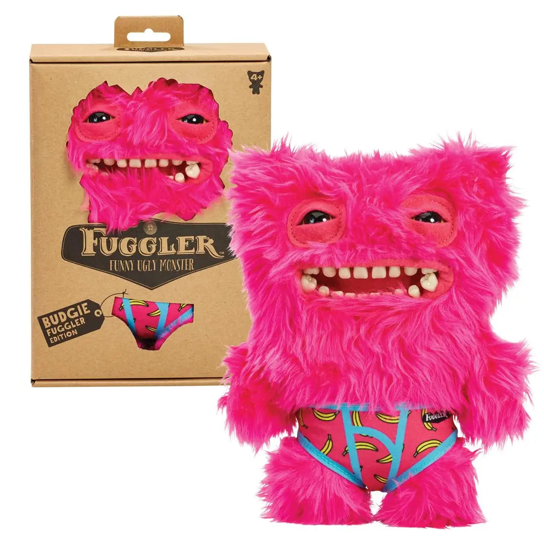 Budgie Fuggler Underpants Series - Count Underoo McGoo Plush | Wahooly Fuggler Funny Ugly Monster Budgie Fuggler Edition Underpants Series Quirky Funny Tooth Monster Count Underoo McGoo Plush Dolls