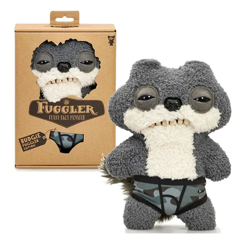 Budgie Fuggler Underpants Series - Count Underoo McGoo Plush | Wahooly Fuggler Funny Ugly Monster Budgie Fuggler Edition Underpants Series Quirky Funny Tooth Monster Count Underoo McGoo Plush Dolls