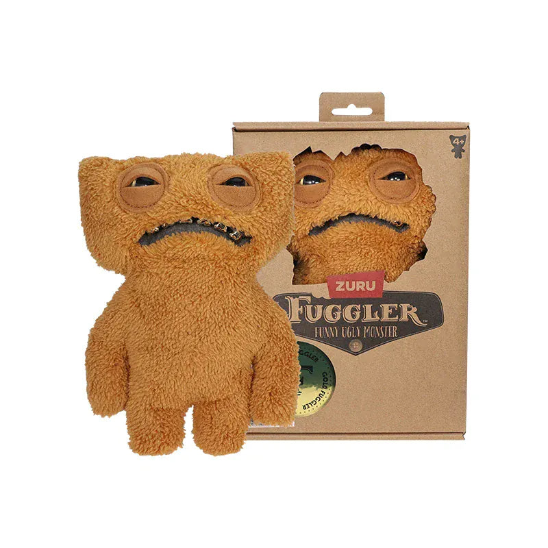 Fuggler Gold Rush Series Limited Edition 23cm - Boxed Collectible | Wahooly Fuggler Funny Ugly Monster Plush Doll Gold Rush Series Old Tooth Fuggler Stuffed Doll Toys Collectible Gifts