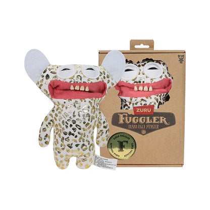 Fuggler Gold Rush Series Limited Edition 23cm - Boxed Collectible | Wahooly Fuggler Funny Ugly Monster Plush Doll Gold Rush Series Old Tooth Fuggler Stuffed Doll Toys Collectible Gifts