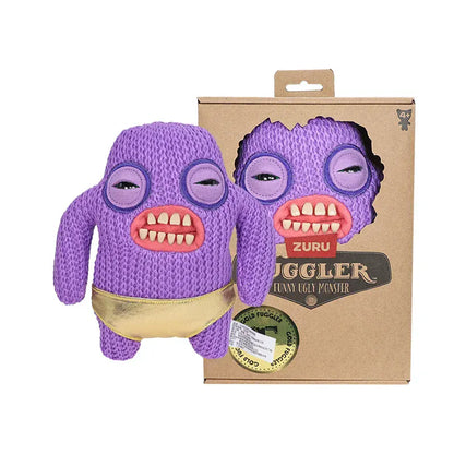 Fuggler Gold Rush Series Limited Edition 23cm - Boxed Collectible | Wahooly Fuggler Funny Ugly Monster Plush Doll Gold Rush Series Old Tooth Fuggler Stuffed Doll Toys Collectible Gifts