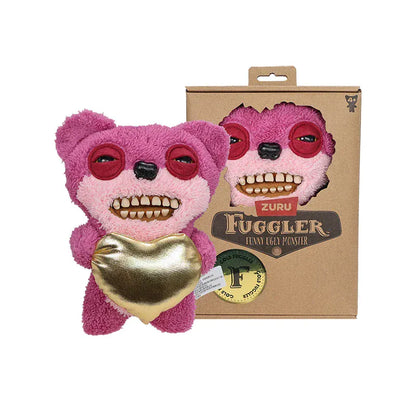 Fuggler Gold Rush Series Limited Edition 23cm - Boxed Collectible | Wahooly Fuggler Funny Ugly Monster Plush Doll Gold Rush Series Old Tooth Fuggler Stuffed Doll Toys Collectible Gifts