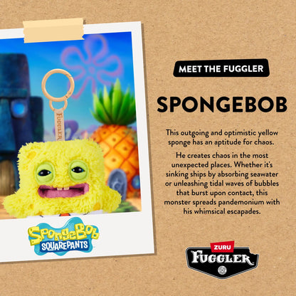 12cm Fuggler Laboratory Misfits Keychain - Kawaii Monster Plush | Wahooly Fuggler Funny Ugly Monster Plush Toys Keychain Kawaii Fuggler Monster Rabbits Cute Stuffed Peluche Dolls Pendants Gifts Kid 12CM