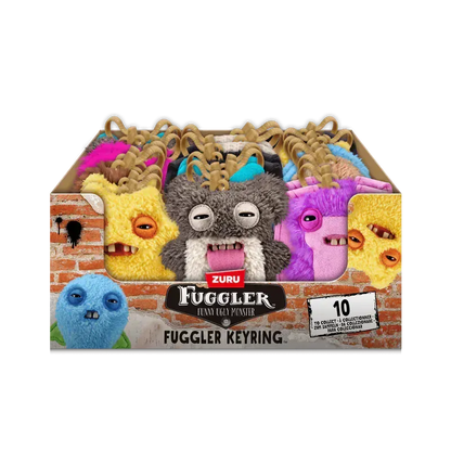 12cm Fuggler Laboratory Misfits Keychain - Kawaii Monster Plush | Wahooly Fuggler Funny Ugly Monster Plush Toys Keychain Kawaii Fuggler Monster Rabbits Cute Stuffed Peluche Dolls Pendants Gifts Kid 12CM