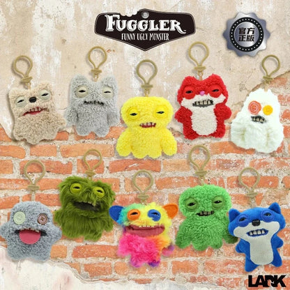 12cm Fuggler Laboratory Misfits Keychain - Kawaii Monster Plush | Wahooly Fuggler Funny Ugly Monster Plush Toys Keychain Kawaii Fuggler Monster Rabbits Cute Stuffed Peluche Dolls Pendants Gifts Kid 12CM
