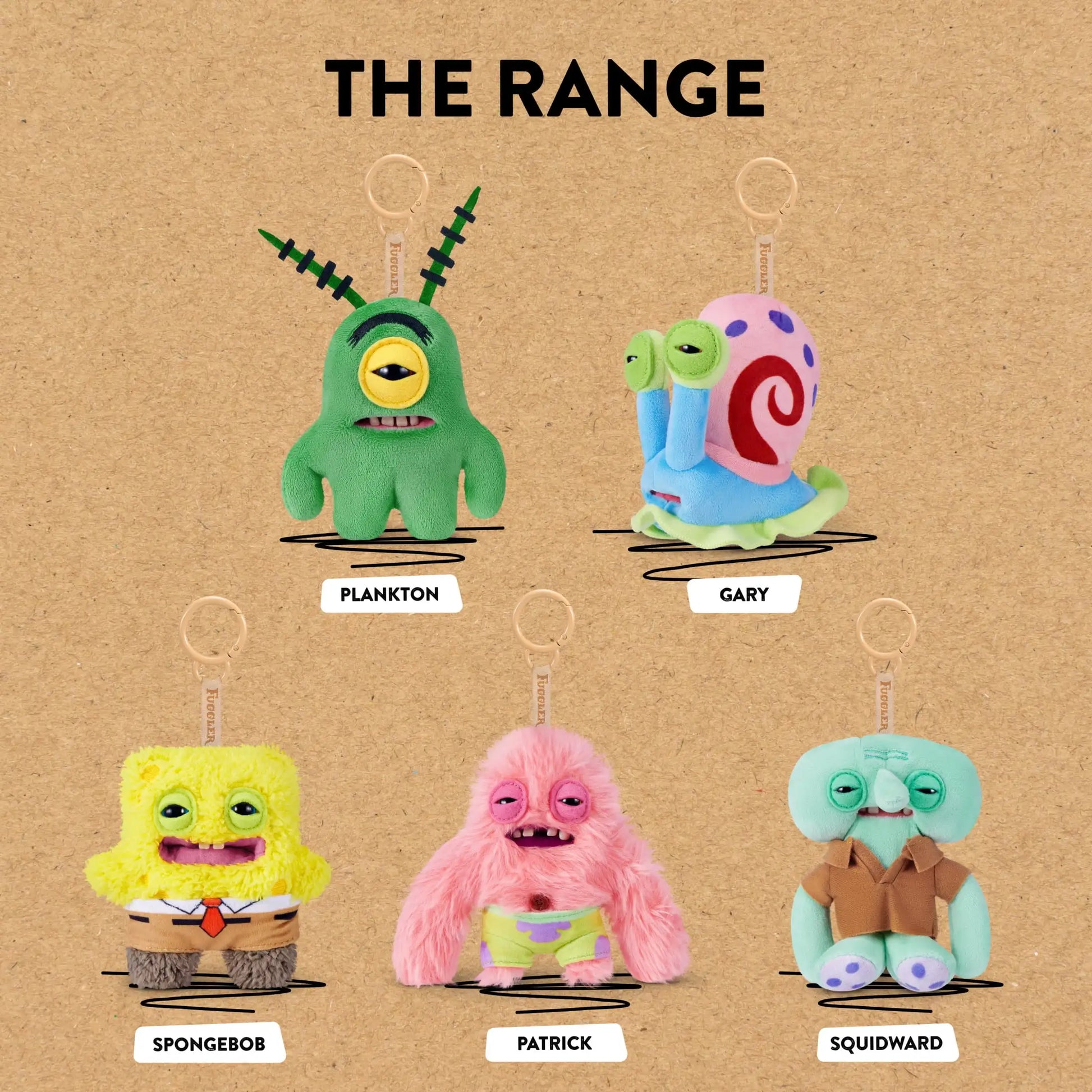 12cm Fuggler Laboratory Misfits Keychain - Kawaii Monster Plush | Wahooly Fuggler Funny Ugly Monster Plush Toys Keychain Kawaii Fuggler Monster Rabbits Cute Stuffed Peluche Dolls Pendants Gifts Kid 12CM