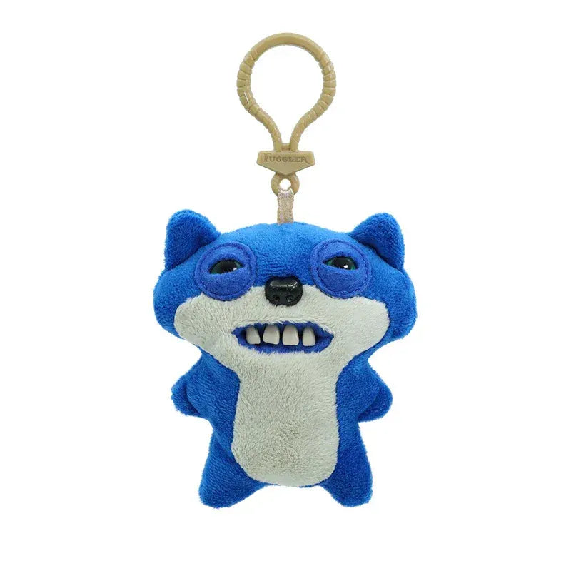 12cm Fuggler Laboratory Misfits Keychain - Kawaii Monster Plush | Wahooly Fuggler Funny Ugly Monster Plush Toys Keychain Kawaii Fuggler Monster Rabbits Cute Stuffed Peluche Dolls Pendants Gifts Kid 12CM