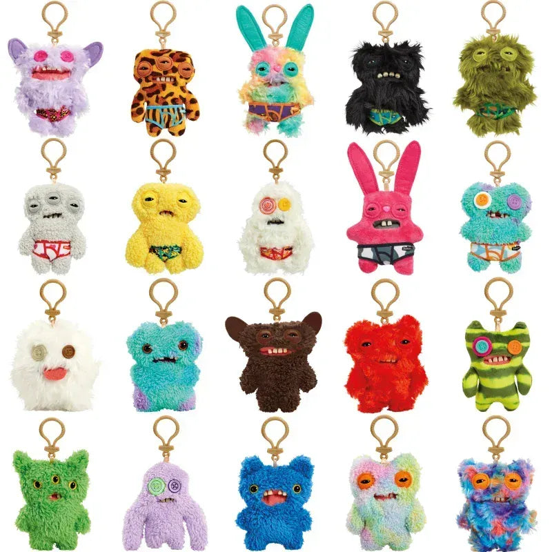 Fuggler Plush Keychain 12cm - Kawaii Monster Rabbit Pendant | Wahooly Fuggler Funny Ugly Monster Plush Toys Keychain Monster Rabbits Cute Stuffed Fugg Kawaii Peluche Dolls Pendants Gifts Kid 12CM