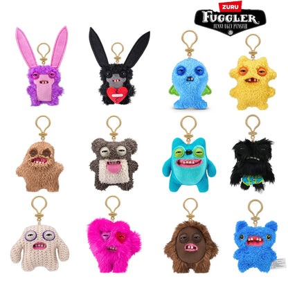 Fuggler Plush Keychain 12cm - Kawaii Monster Rabbit Pendant | Wahooly Fuggler Funny Ugly Monster Plush Toys Keychain Monster Rabbits Cute Stuffed Fugg Kawaii Peluche Dolls Pendants Gifts Kid 12CM