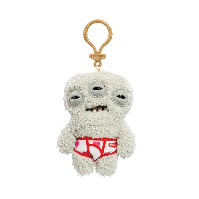 Fuggler Plush Keychain 12cm - Kawaii Monster Rabbit Pendant | Wahooly Fuggler Funny Ugly Monster Plush Toys Keychain Monster Rabbits Cute Stuffed Fugg Kawaii Peluche Dolls Pendants Gifts Kid 12CM