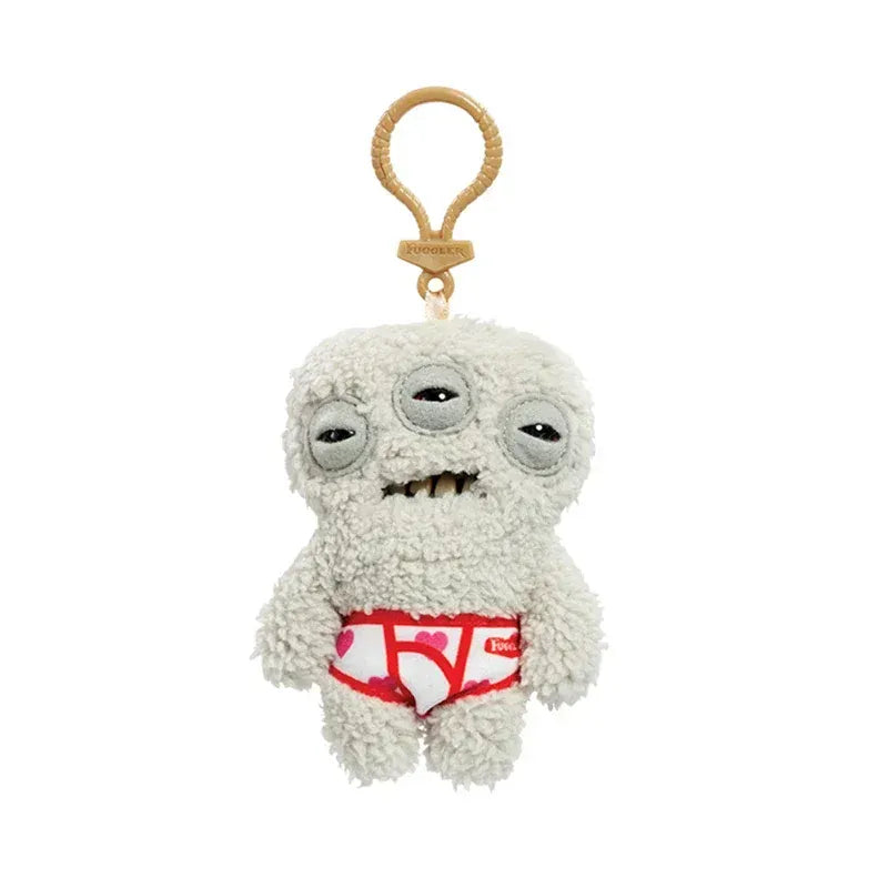 Fuggler Plush Keychain 12cm - Kawaii Monster Rabbit Pendant | Wahooly Fuggler Funny Ugly Monster Plush Toys Keychain Monster Rabbits Cute Stuffed Fugg Kawaii Peluche Dolls Pendants Gifts Kid 12CM