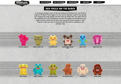 British Fuggler Plush - Glow in Dark & New Series Collection | Wahooly Fuggler Plush Budgie Fuggler Edition and Laboratory Misfits Edition British Brand Funny Ugly Monster Toy