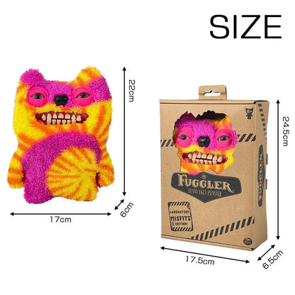 British Fuggler Plush - Glow in Dark & New Series Collection | Wahooly Fuggler Plush Budgie Fuggler Edition and Laboratory Misfits Edition British Brand Funny Ugly Monster Toy