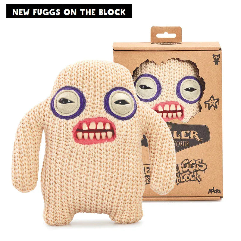 British Fuggler Plush - Glow in Dark & New Series Collection | Wahooly Fuggler Plush Budgie Fuggler Edition and Laboratory Misfits Edition British Brand Funny Ugly Monster Toy