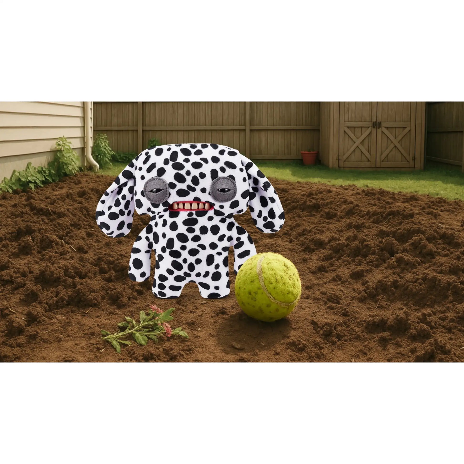 23cm Original Fuggler Plush - Butt Ugly Pets & Festive Series | Wahooly Fuggler Plush Toys Butt Ugly Monster Teeth Pets Series Mr Buttons Golden Retriever Fugg Stuffed Animal Fuggs Peluche Dolls 23CM