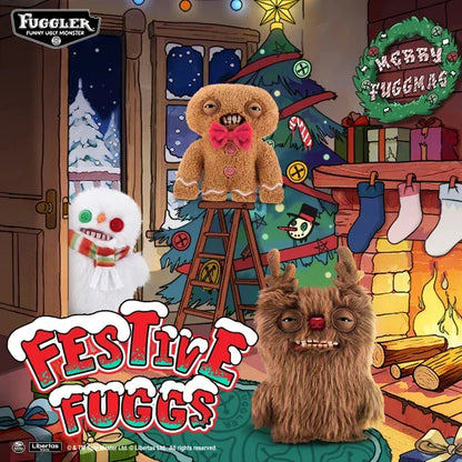 23cm Original Fuggler Plush - Butt Ugly Pets & Festive Series | Wahooly Fuggler Plush Toys Butt Ugly Monster Teeth Pets Series Mr Buttons Golden Retriever Fugg Stuffed Animal Fuggs Peluche Dolls 23CM