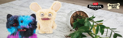23cm Original Fuggler Plush - Butt Ugly Pets & Festive Series | Wahooly Fuggler Plush Toys Butt Ugly Monster Teeth Pets Series Mr Buttons Golden Retriever Fugg Stuffed Animal Fuggs Peluche Dolls 23CM