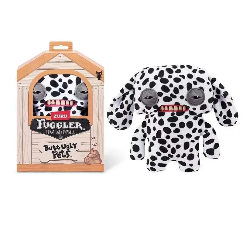 23cm Original Fuggler Plush - Butt Ugly Pets & Festive Series | Wahooly Fuggler Plush Toys Butt Ugly Monster Teeth Pets Series Mr Buttons Golden Retriever Fugg Stuffed Animal Fuggs Peluche Dolls 23CM