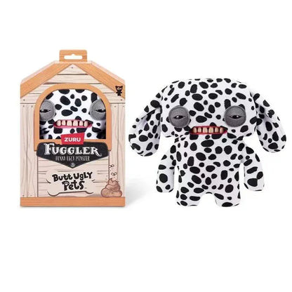 23cm Original Fuggler Plush - Butt Ugly Pets & Festive Series | Wahooly Fuggler Plush Toys Butt Ugly Monster Teeth Pets Series Mr Buttons Golden Retriever Fugg Stuffed Animal Fuggs Peluche Dolls 23CM