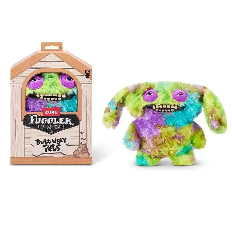 23cm Original Fuggler Plush - Butt Ugly Pets & Festive Series | Wahooly Fuggler Plush Toys Butt Ugly Monster Teeth Pets Series Mr Buttons Golden Retriever Fugg Stuffed Animal Fuggs Peluche Dolls 23CM
