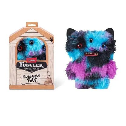 23cm Original Fuggler Plush - Butt Ugly Pets & Festive Series | Wahooly Fuggler Plush Toys Butt Ugly Monster Teeth Pets Series Mr Buttons Golden Retriever Fugg Stuffed Animal Fuggs Peluche Dolls 23CM