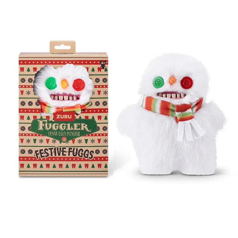 23cm Original Fuggler Plush - Butt Ugly Pets & Festive Series | Wahooly Fuggler Plush Toys Butt Ugly Monster Teeth Pets Series Mr Buttons Golden Retriever Fugg Stuffed Animal Fuggs Peluche Dolls 23CM