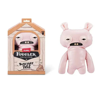 23cm Original Fuggler Plush - Butt Ugly Pets & Festive Series | Wahooly Fuggler Plush Toys Butt Ugly Monster Teeth Pets Series Mr Buttons Golden Retriever Fugg Stuffed Animal Fuggs Peluche Dolls 23CM