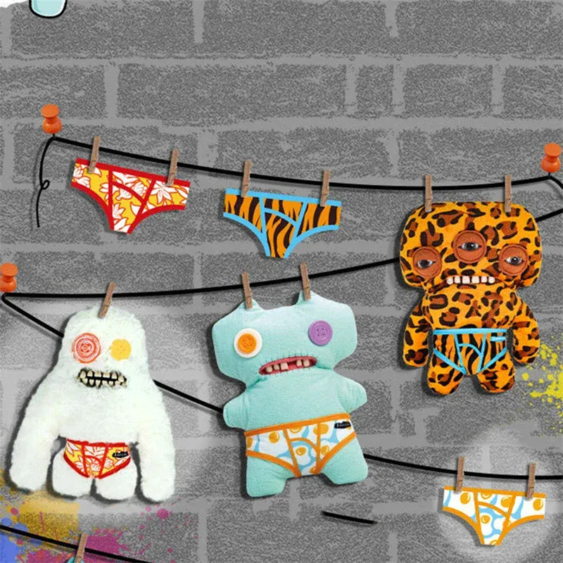 Fuggler Plush Toys - Beach Resort Series Squirm Crazy Rabbit | Wahooly Fuggler Plush Toys Funny Ugly Teeth Monster Beach Resort Series Plushies Squirm Crazy Rabbit Stuffed Peluche Doll Gifts