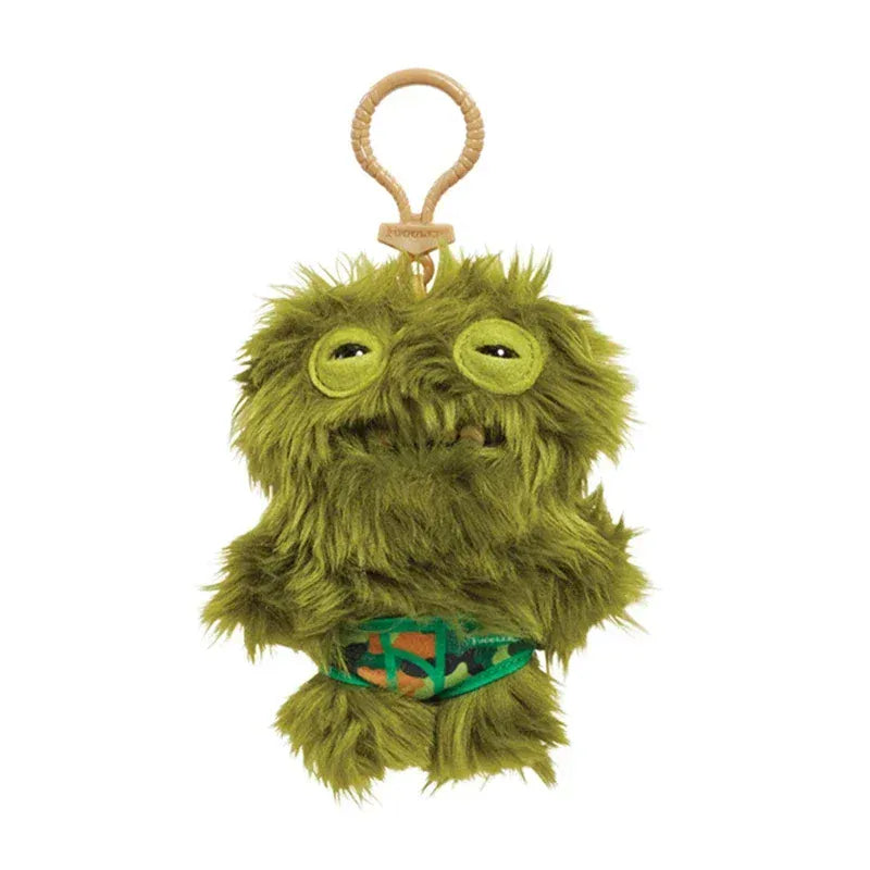 Fuggler Keychain - Plush Monster Keyring Backpack Charm 11cm | Wahooly Fuggler Soft Plush Dolls Keychain Ugly Grin Cute Teeth Monster Pendant Fugg Cartoon Funny Backpack Keyring Accessories Gifts11CM