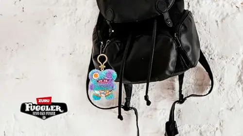 Fuggler Keychain - Plush Monster Keyring Backpack Charm 11cm | Wahooly Fuggler Soft Plush Dolls Keychain Ugly Grin Cute Teeth Monster Pendant Fugg Cartoon Funny Backpack Keyring Accessories Gifts11CM