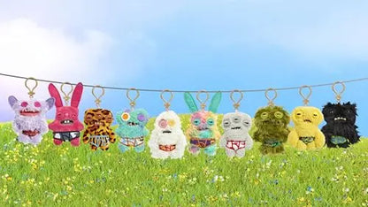 Fuggler Keychain - Plush Monster Keyring Backpack Charm 11cm | Wahooly Fuggler Soft Plush Dolls Keychain Ugly Grin Cute Teeth Monster Pendant Fugg Cartoon Funny Backpack Keyring Accessories Gifts11CM