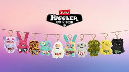 Fuggler Keychain - Plush Monster Keyring Backpack Charm 11cm | Wahooly Fuggler Soft Plush Dolls Keychain Ugly Grin Cute Teeth Monster Pendant Fugg Cartoon Funny Backpack Keyring Accessories Gifts11CM