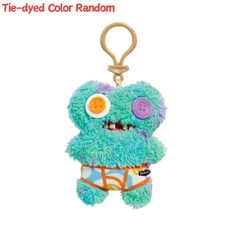 Fuggler Keychain - Plush Monster Keyring Backpack Charm 11cm | Wahooly Fuggler Soft Plush Dolls Keychain Ugly Grin Cute Teeth Monster Pendant Fugg Cartoon Funny Backpack Keyring Accessories Gifts11CM