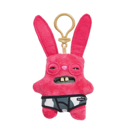 Fuggler Keychain - Plush Monster Keyring Backpack Charm 11cm | Wahooly Fuggler Soft Plush Dolls Keychain Ugly Grin Cute Teeth Monster Pendant Fugg Cartoon Funny Backpack Keyring Accessories Gifts11CM