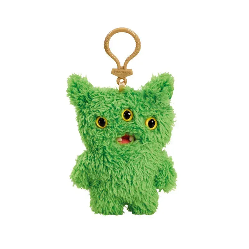 Fuggler Keychain - Plush Monster Keyring Backpack Charm 11cm | Wahooly Fuggler Soft Plush Dolls Keychain Ugly Grin Cute Teeth Monster Pendant Fugg Cartoon Funny Backpack Keyring Accessories Gifts11CM