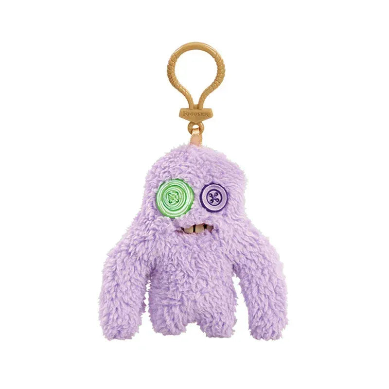 Fuggler Keychain - Plush Monster Keyring Backpack Charm 11cm | Wahooly Fuggler Soft Plush Dolls Keychain Ugly Grin Cute Teeth Monster Pendant Fugg Cartoon Funny Backpack Keyring Accessories Gifts11CM