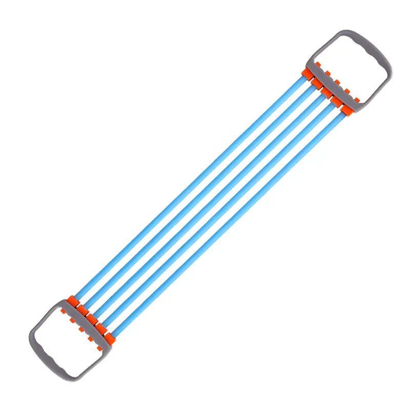 Full Body Workout Set - Chest Expander with 5 Removable Resistance Bands for Pilates, Push Ups, and Muscle Training - Strengthen Full Body Workout Set - Chest Expander with 5 Removable Resistance Bands for Pilates, Push Ups, and Muscle Training - Strengthen