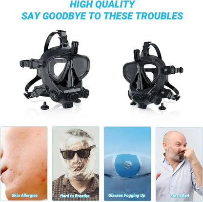 Full Face Dive Mask Support Diving & Snorkeling Full Face Dive Mask Support Diving & Snorkeling